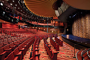 auditorium on a cruise ship