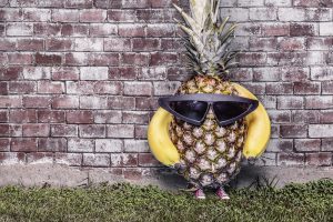 image of pineapple and banana