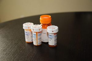 image of pill bottles