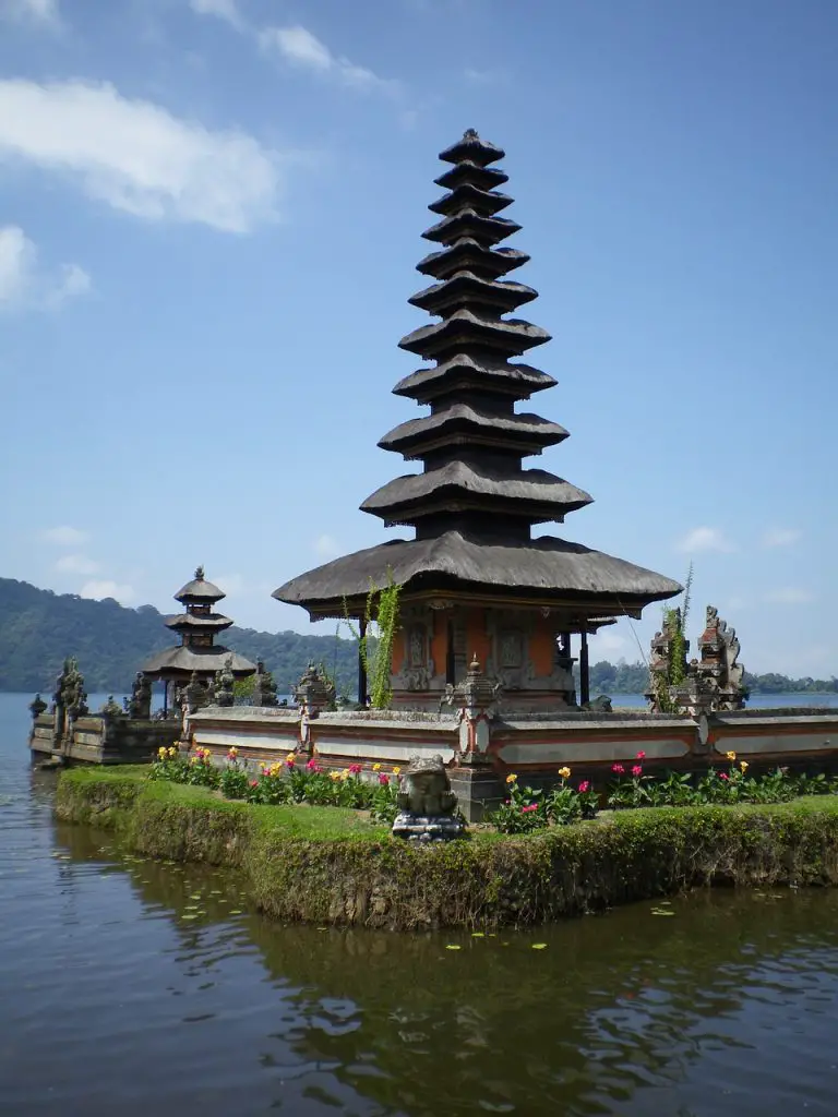 temple by the lake
