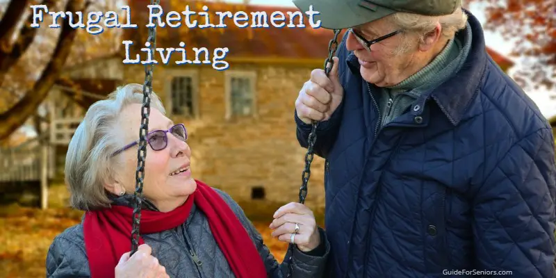 elderly couple in frugal retirement