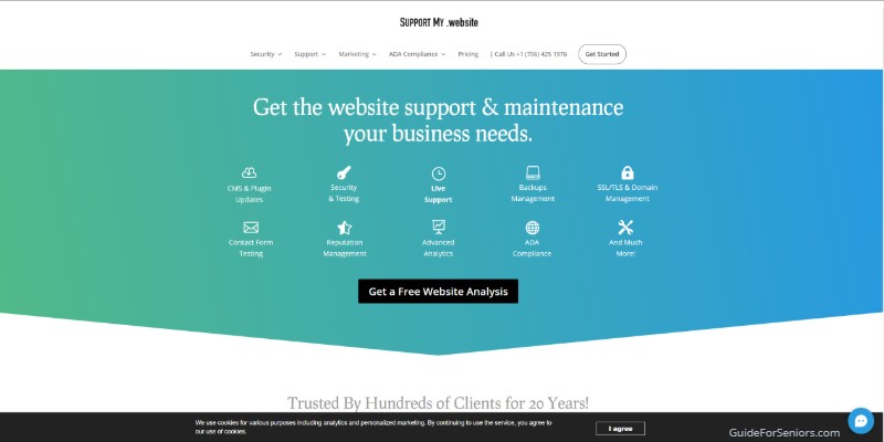 SupportMy Website – Convenient!